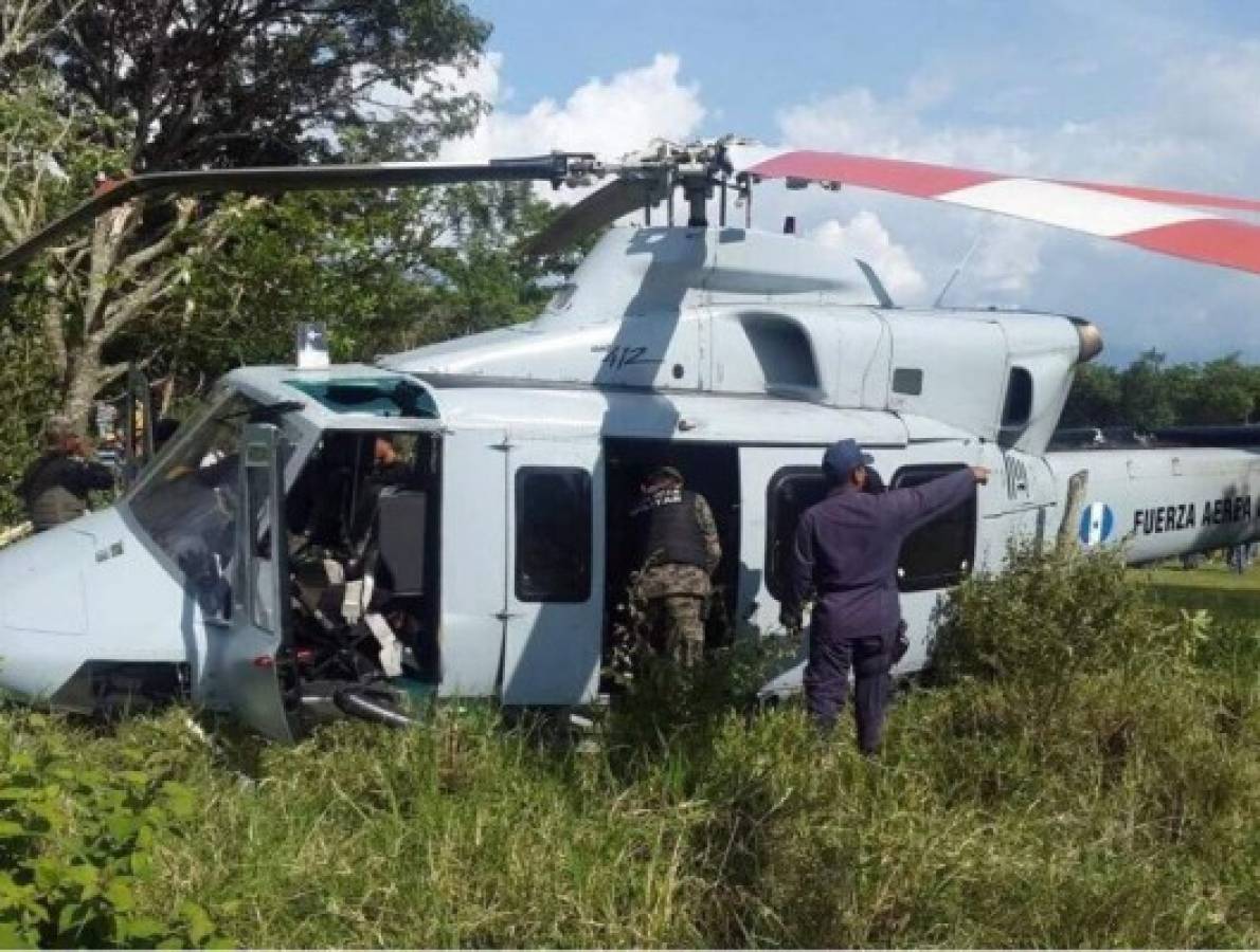 Al menos tres heridos en accidente de helicóptero de la Fuerza Aérea