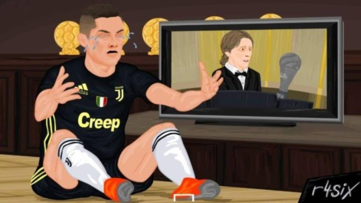 Memes The Best: Usuarios se burlan de Cristiano Ronaldo y Leo Messi tras coronación de Modric