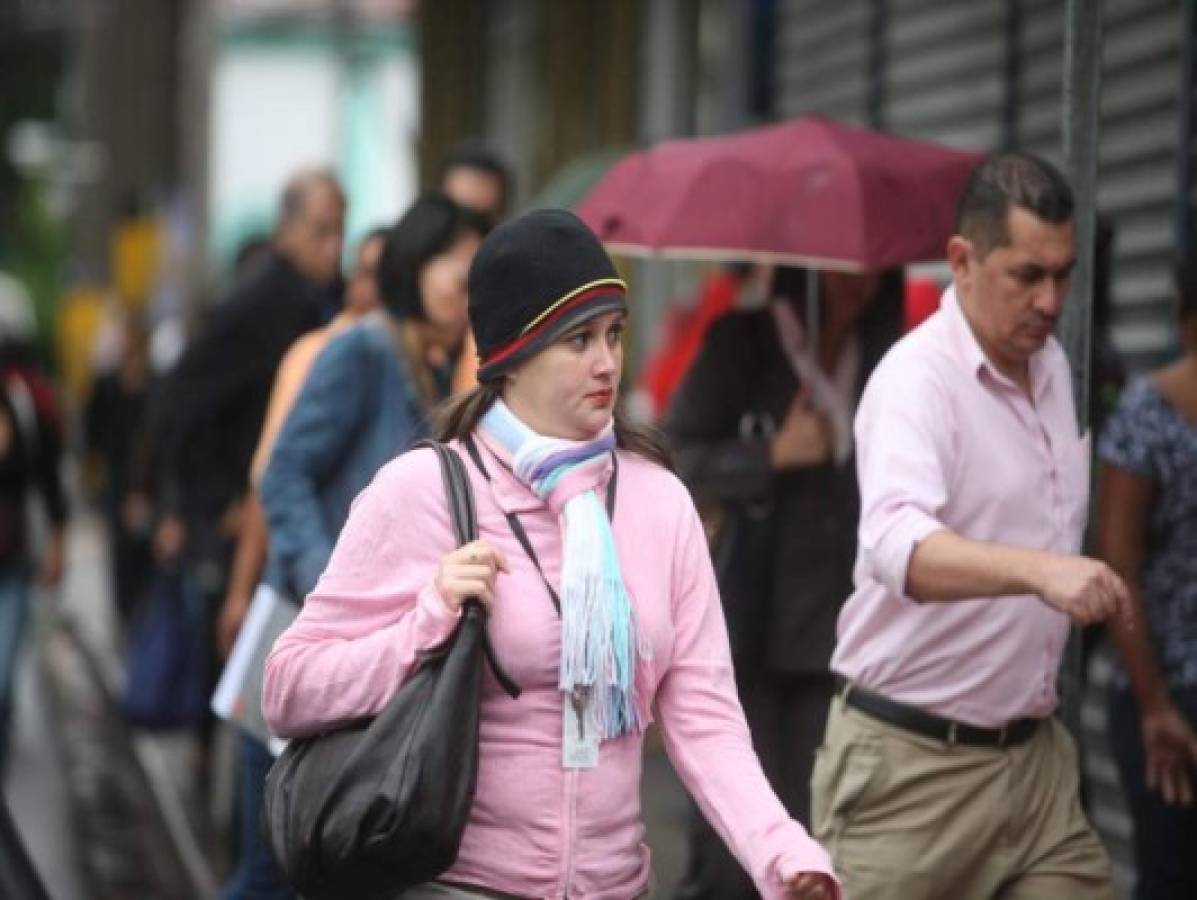 Lluvias y bajas temperaturas para Honduras a partir del lunes