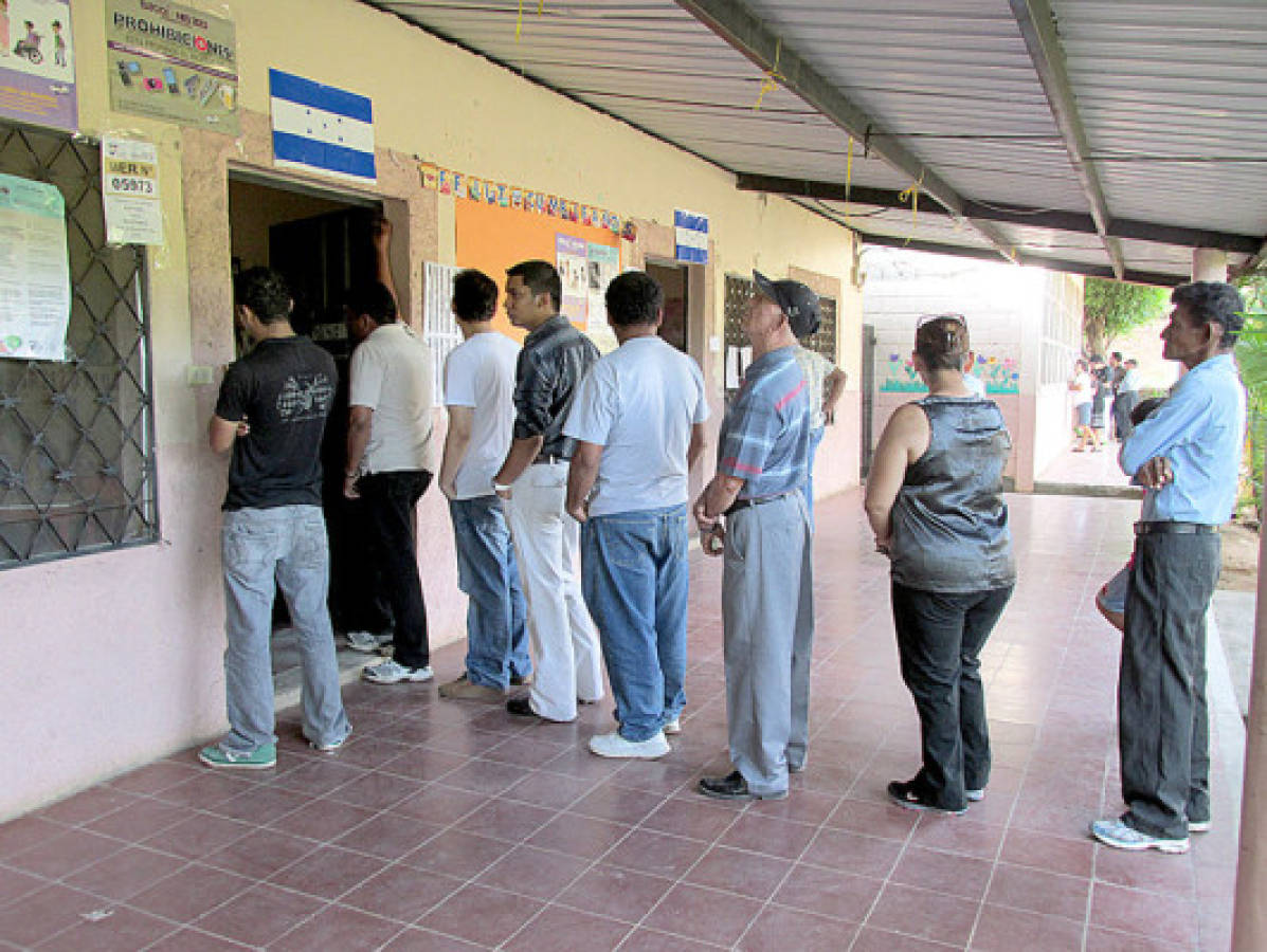 Afluencia de votantes en Choluteca