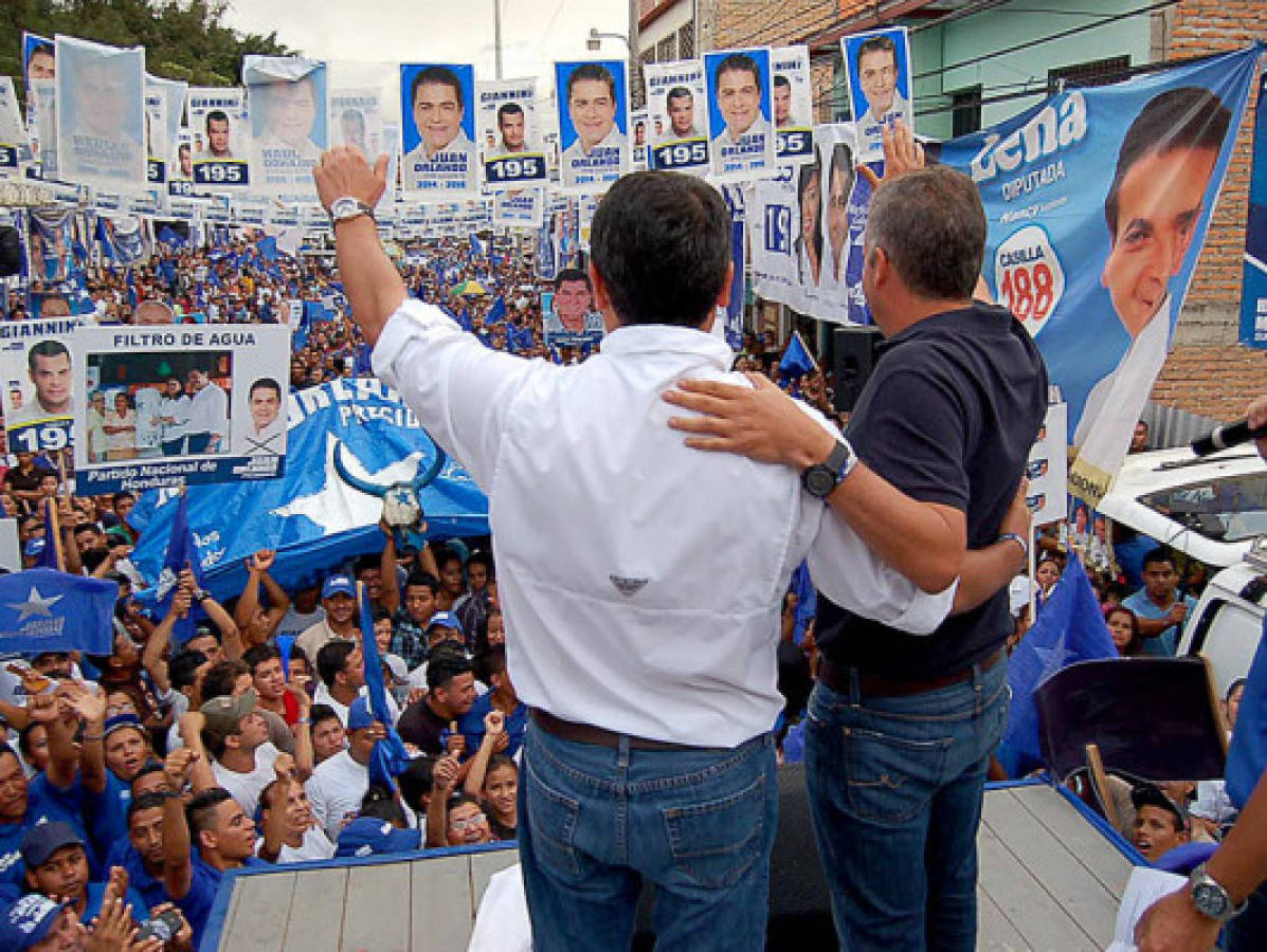 Los candidatos presidenciales en gira por Honduras