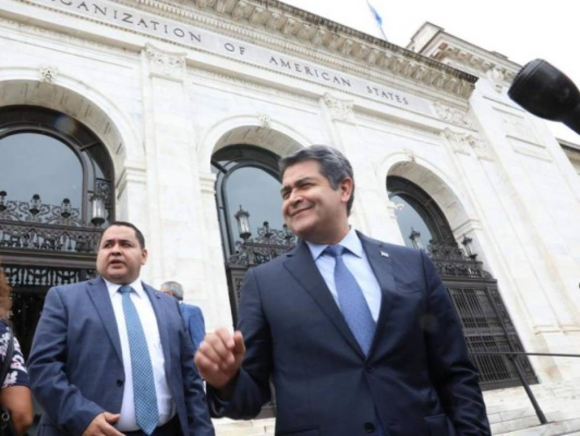 Presidente hondureño asegura que no enfrenta cargos en EEUU