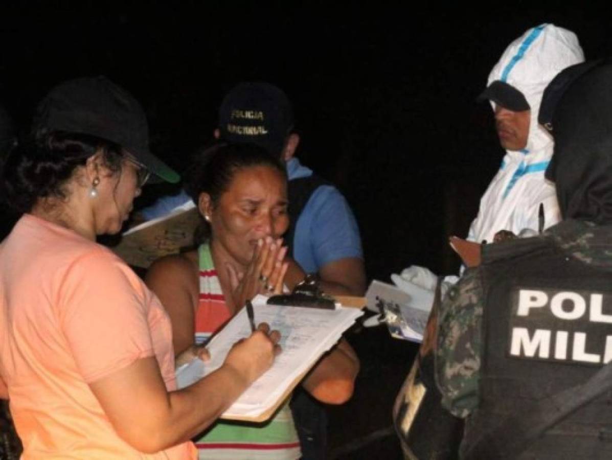 Identifican a pareja asesinada cerca del río Agalteca, en Olanchito, Yoro