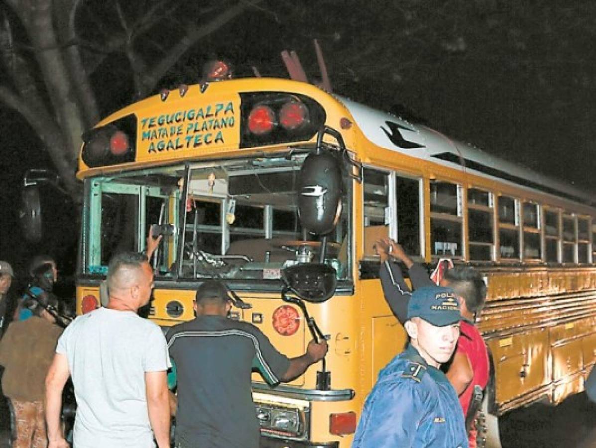 Honduras: Asesinan a conductor de bus interurbano