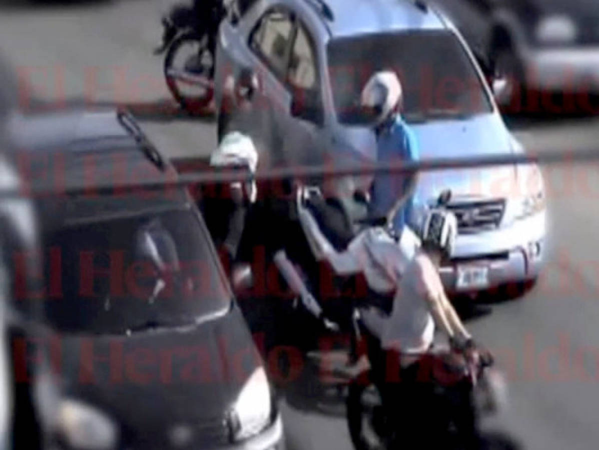 Honduras: Video registra crimen contra policía de Tránsito