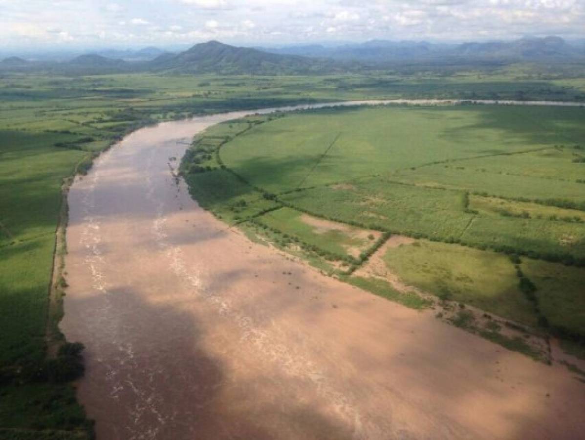 Inundadas las partes bajas de Choluteca y Marcovia