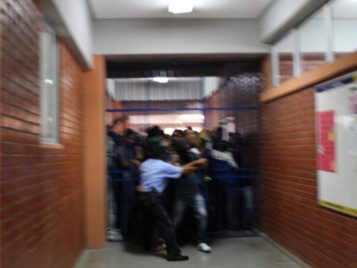 UNAH sancionará a estudiantes por disturbios