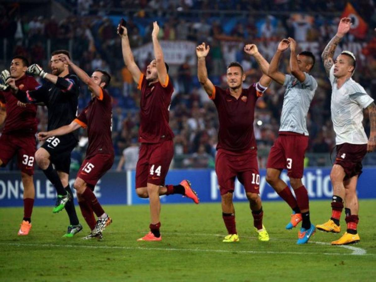 Roma arrolla 5-1 a CSKA y es líder del 'Grupo de la Muerte'