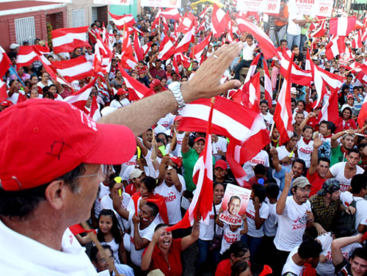 Los candidatos presidenciales en gira por Honduras