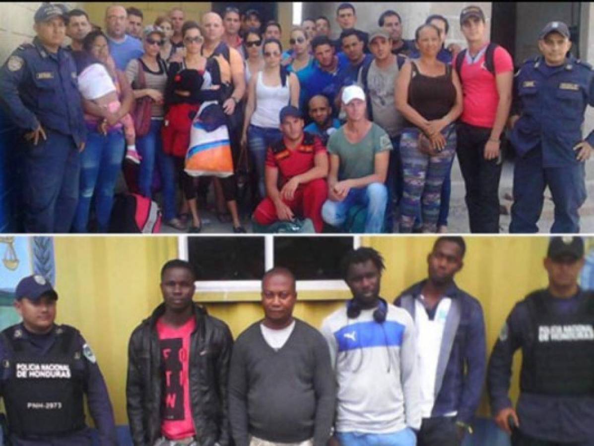 Retiene a 31 cubanos y cuatro ghaneses en el sur de Honduras