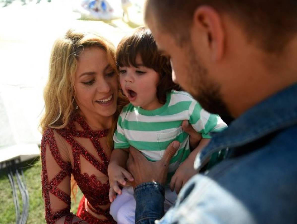 Fotos: Shakira y su hijo Milan se roban el show en la clausura del Mundial 2014