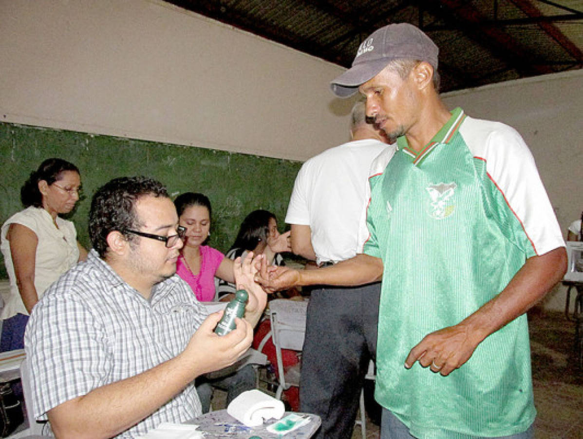 Afluencia de votantes en Choluteca