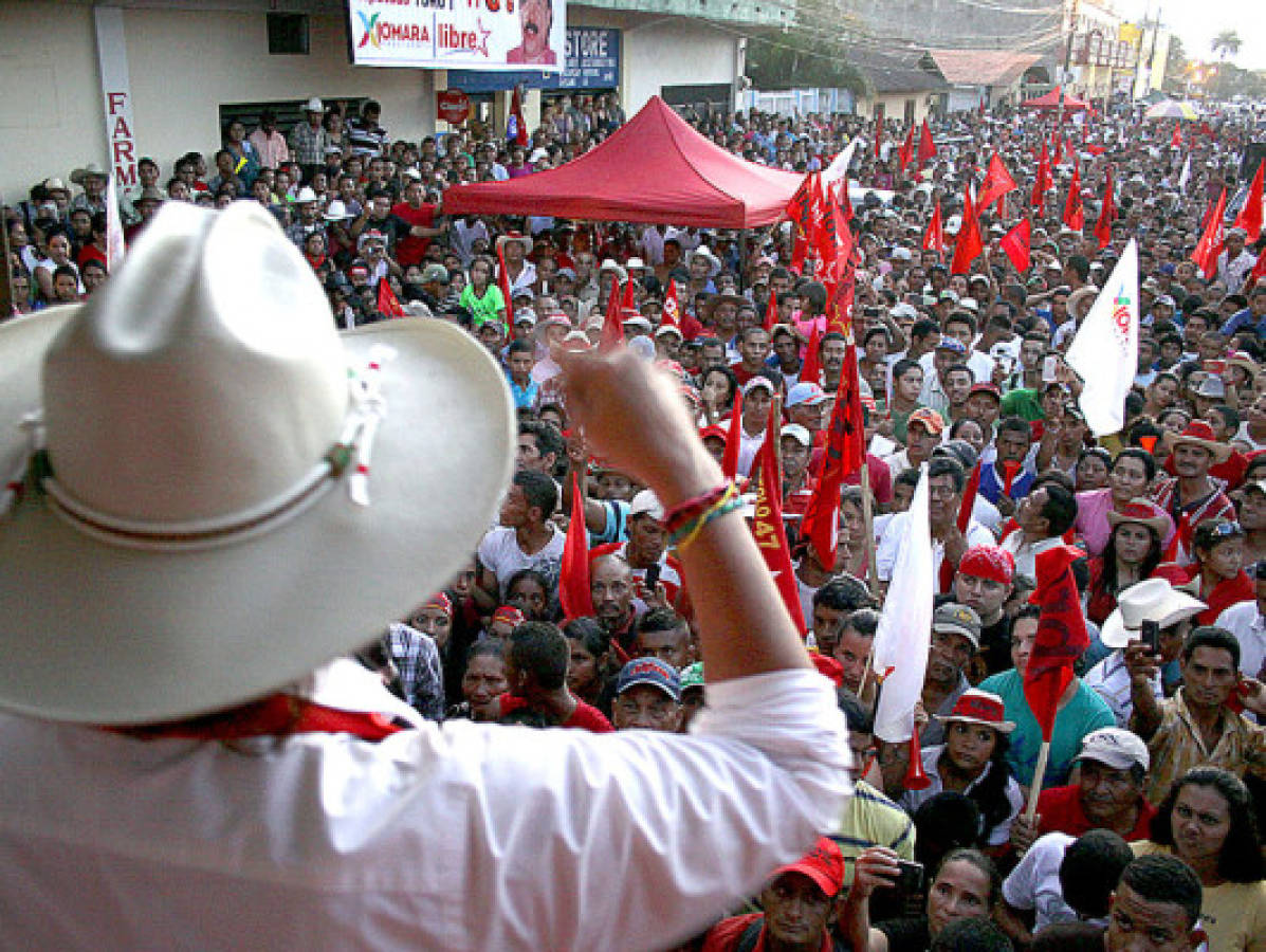 Los candidatos presidenciales en gira por Honduras