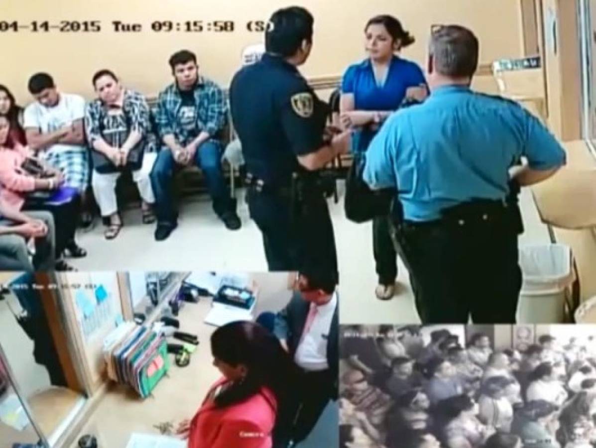 VIDEO: Hondureña arma escándalo en Consulado en Houston
