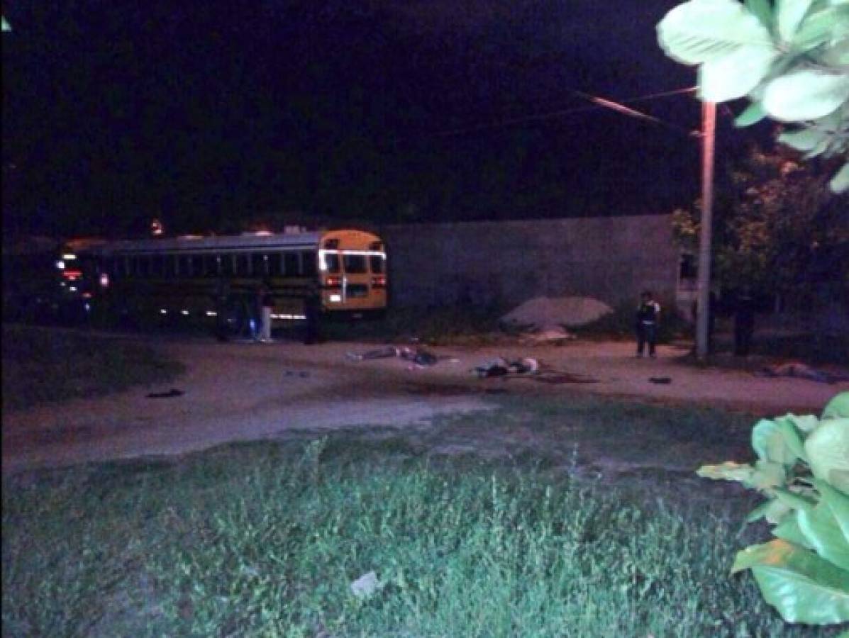 Al menos ocho pandilleros muertos en Chamelecón