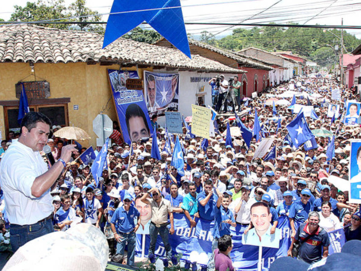 Los candidatos presidenciales en gira por Honduras