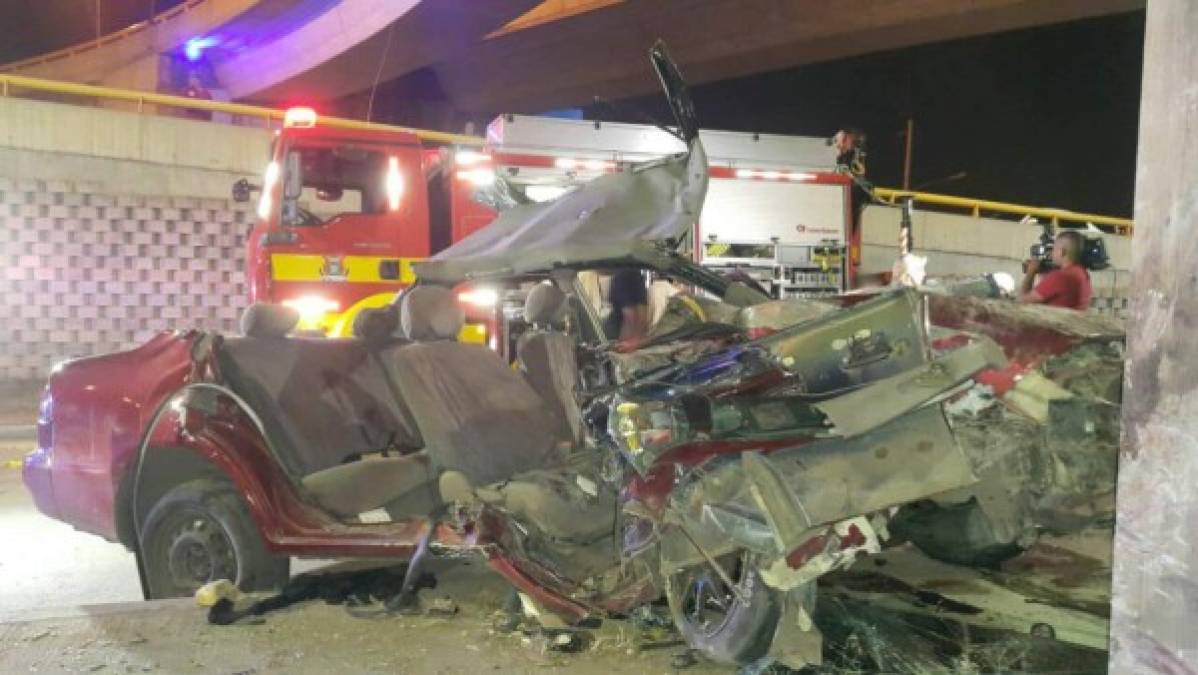 Así quedó el vehículo donde perdieron la vida dos mujeres tras fatal accidente de tránsito