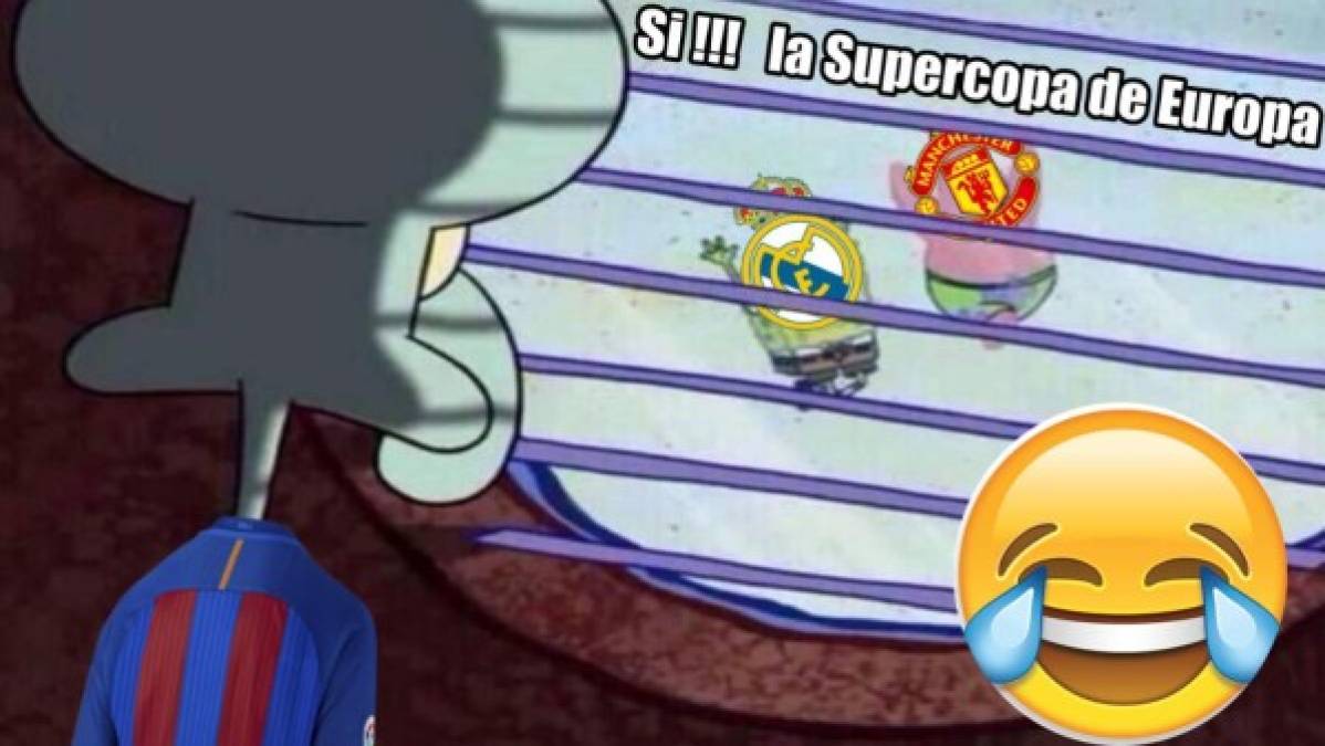 Real Madrid ganó la Supercopa de Europa y los memes no olvidan a Messi