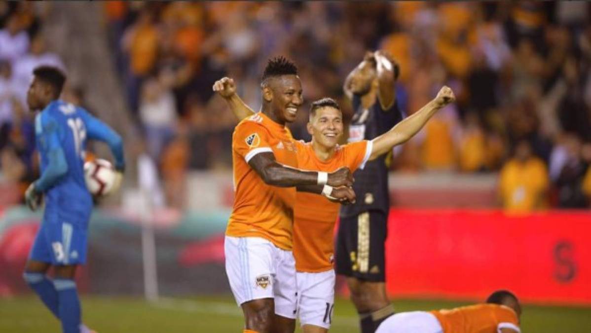 Así celebraron los hondureños del Houston Dynamo el título de la Us Open Cup