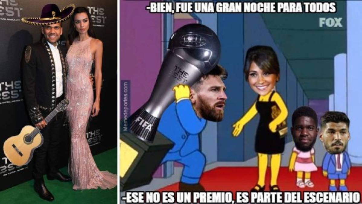 Los divertidos memes de los premios The Best 2021  