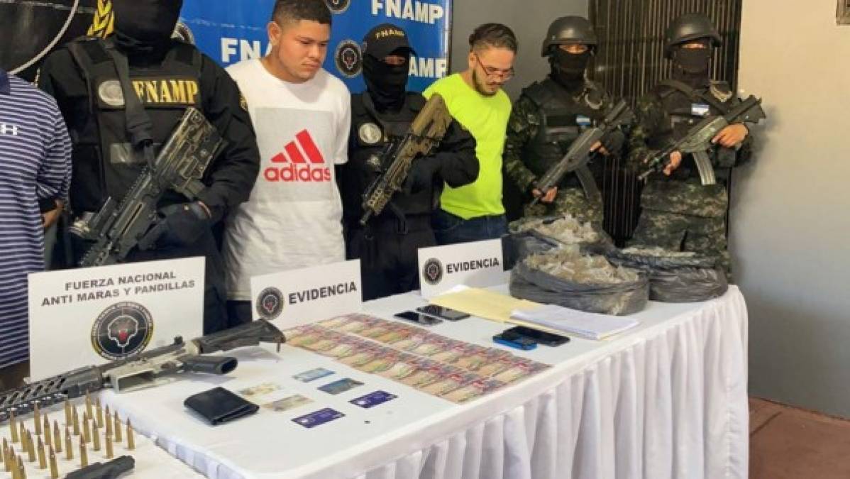 Drogas ocultas, armas y dinero: decomisos a mareros y pandilleros del Valle de Sula (FOTOS)