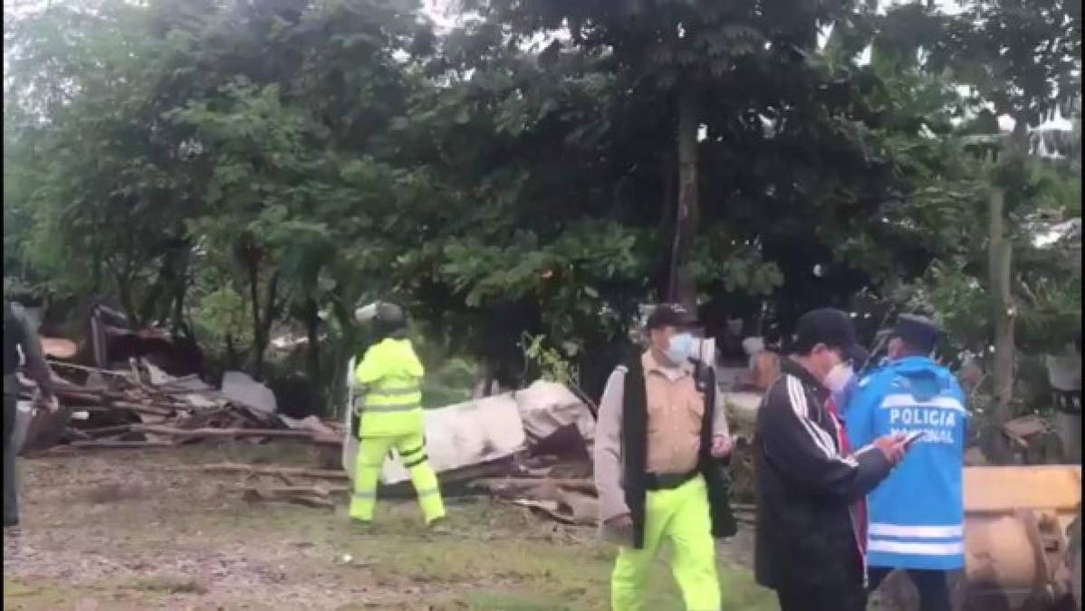 FOTOS: Lo que no se vio del violento desalojo en bordos de río Blanco, San Pedro Sula