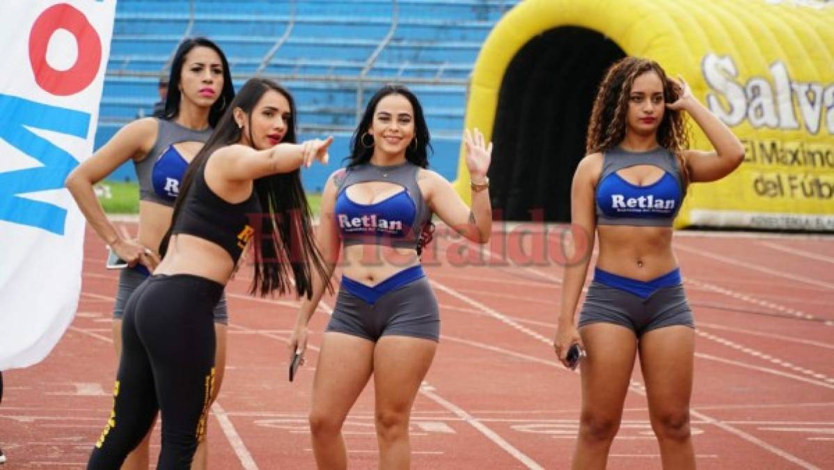 Guapas hondureñas invaden el estadio Olímpico en la final Real España vs Motagua