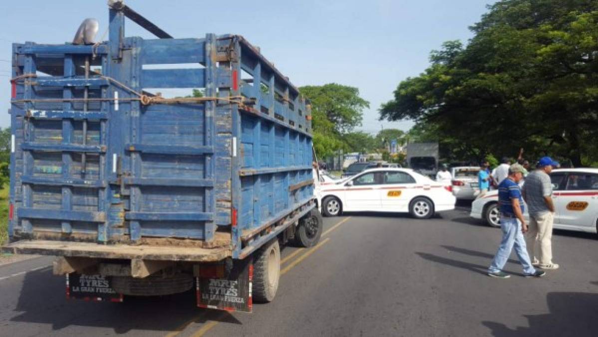 Estas son las zonas obstruidas por el paro nacional de transporte en Honduras