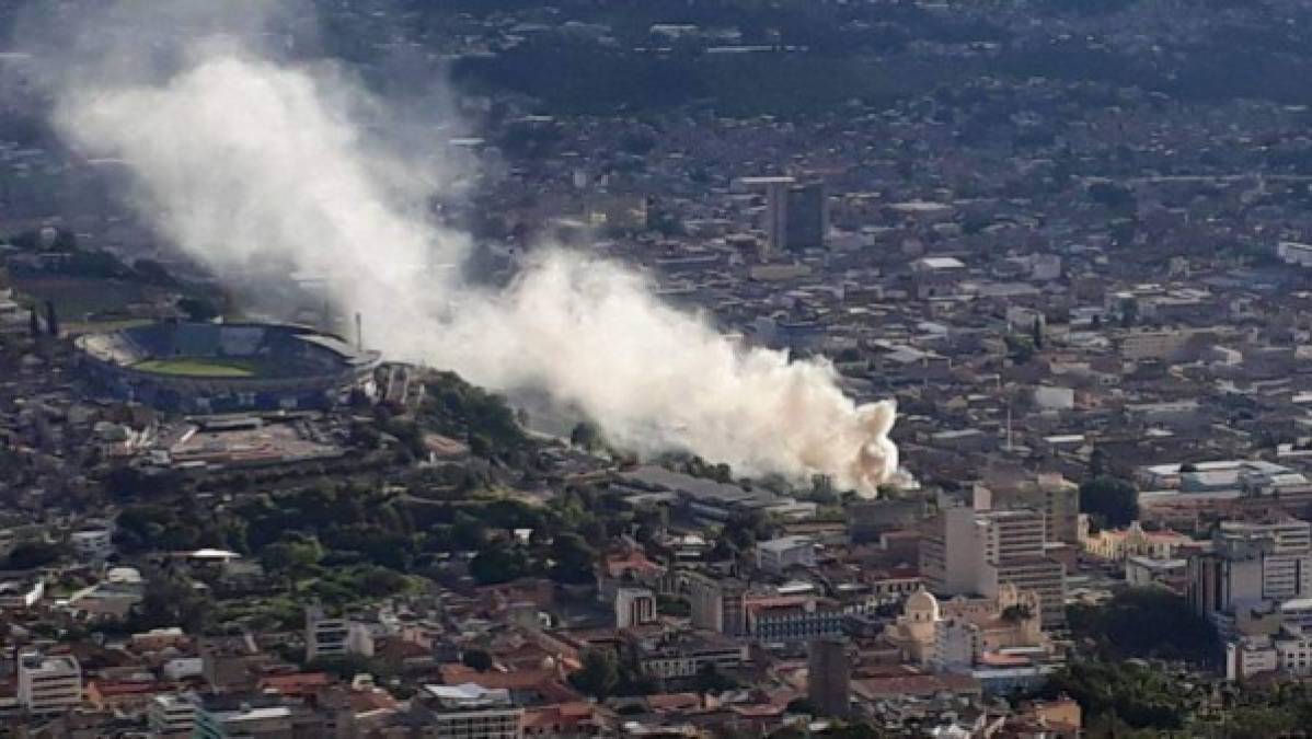 Las imágenes que dejó el incendio en los mercados de Comayagüela