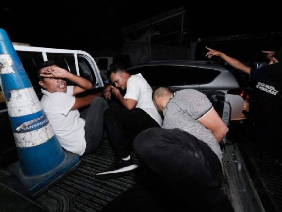 Detienen a cinco sospechosos de participar en masacre en San Pedro Sula