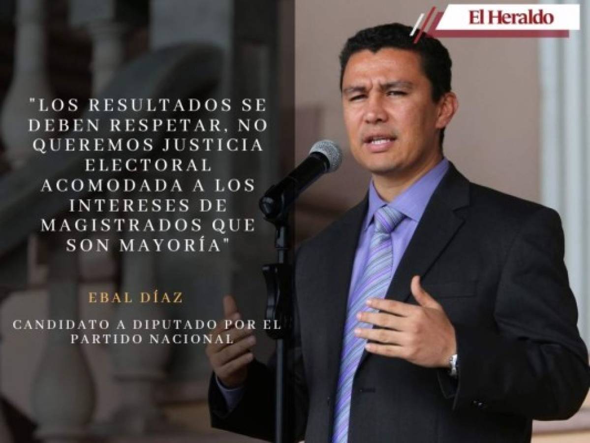 En frases: así se ha pronunciado Ebal Díaz tras señalamientos de fraude electoral