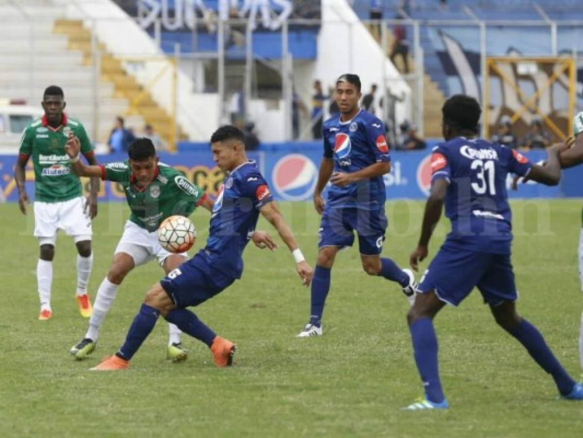 Motagua se queda con los tres puntos al vencer 2-0 al Marathón en el Nacional