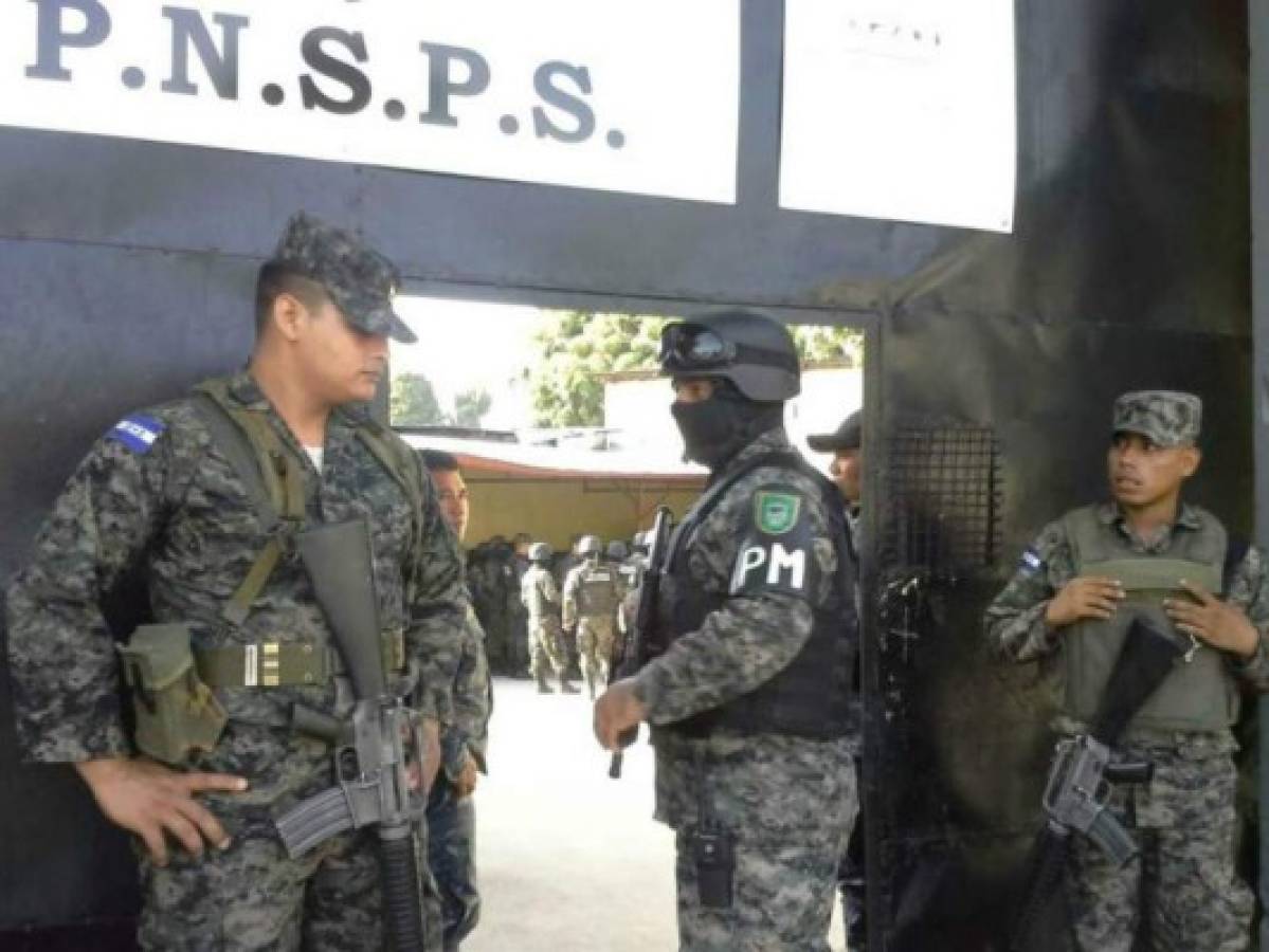 Realizan un nuevo operativo en el centro penal de San Pedro Sula