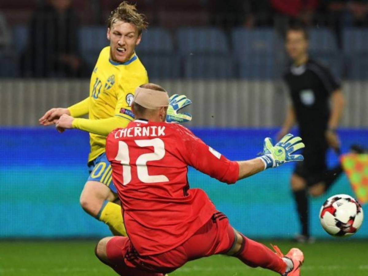 Suecia golea 4-0 en Bielorrusia y consolida segundo puesto de grupo A