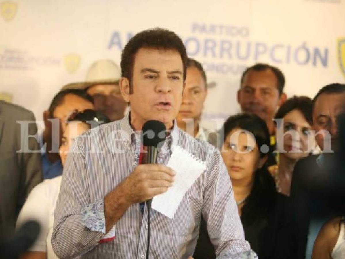 Salvador Nasralla y Luis Zelaya se desplazan con seguridad del Estado de Honduras