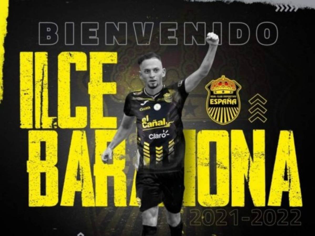 Real España presenta a Ilce Barahona como su nuevo fichaje para el Apertura