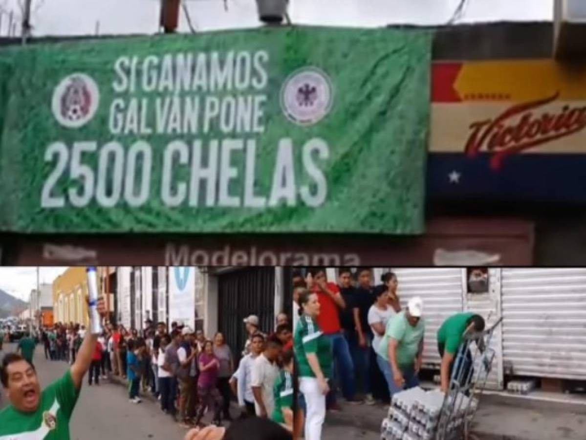 VÍDEO: Negocio mexicano regaló cervezas por el triunfo del Tri ante Alemania