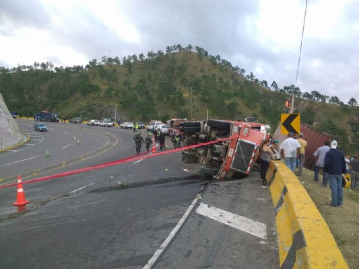 Honduras: Cuatro muertos tras fatal accidente en la cuesta La Virgen