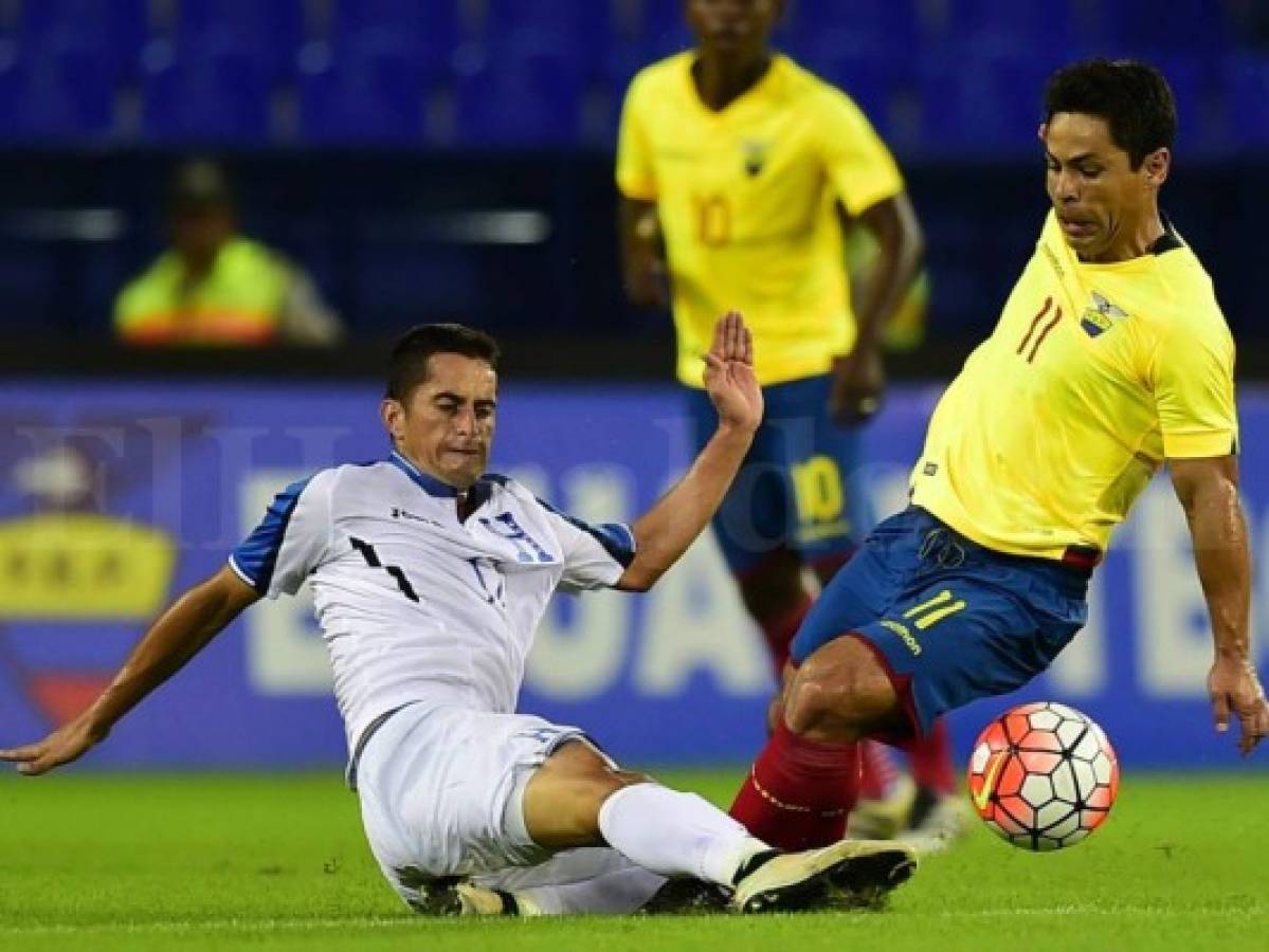 Selección de Honduras cayó 1-3 ante Ecuador en partido amistoso jugado en Guayaquil