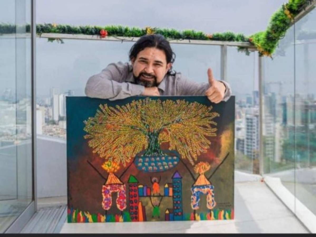 Jaime Vallardo Chávez, artista hondureño con más de 30 años de experiencia. Foto: Cortesía/El Heraldo