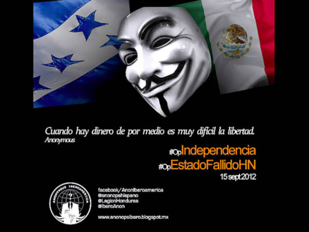 Anonymous anuncia ataque en Honduras