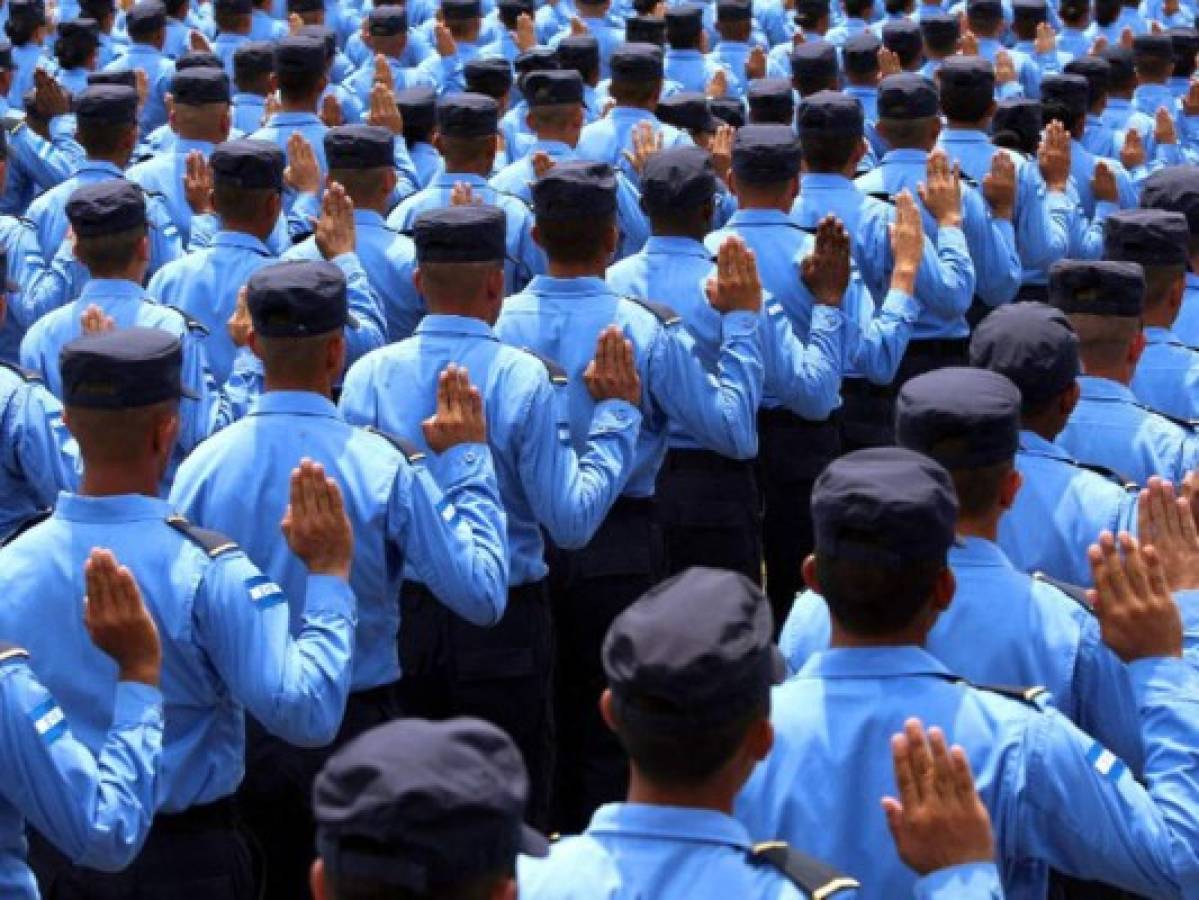Honduras: Evaluación policial alcanzará los mil miembros a finales de agosto