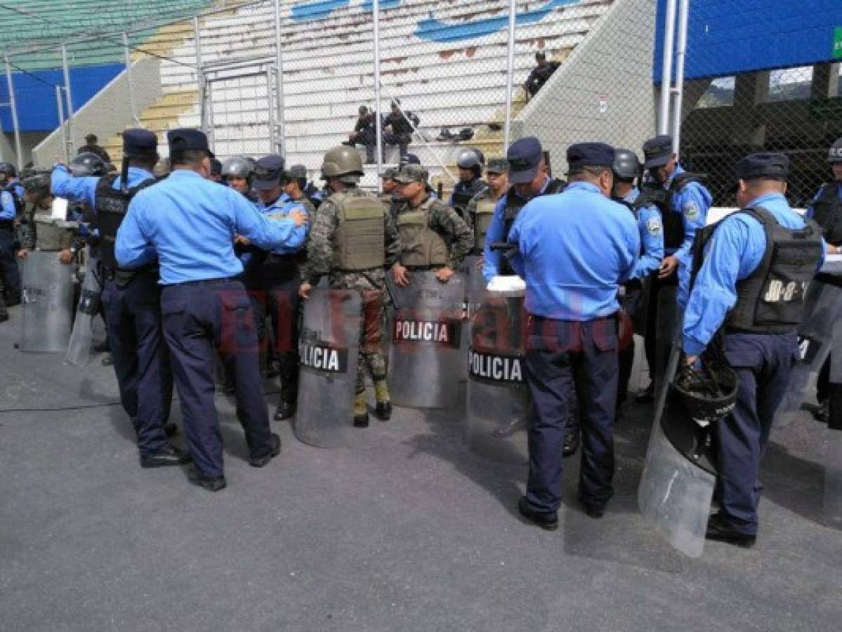 Blindan el estadio Nacional para la final entre Motagua vs Real España