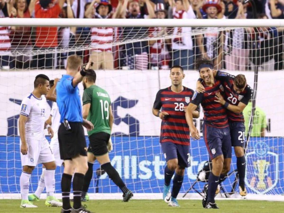 EEUU vence 2-0 a El Salvador y enfrentará a Costa Rica en semifinal de la Copa Oro