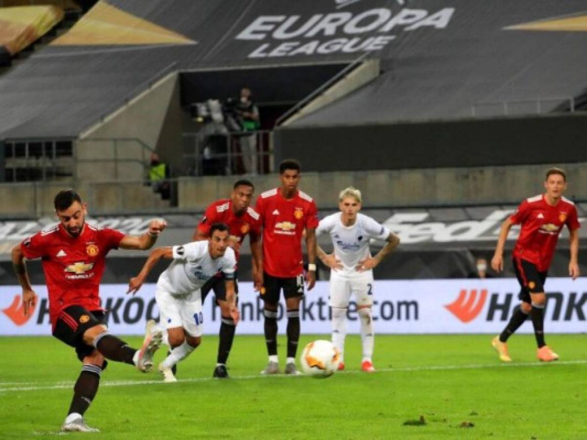 Manchester United sufre para avanzar a semifinales en la Europa League