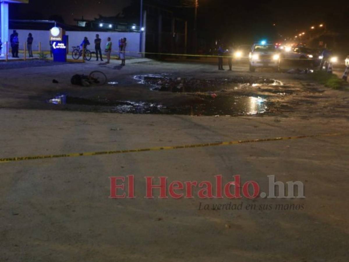 Violento tiroteo deja un joven muerto en la 27 calle de San Pedro Sula