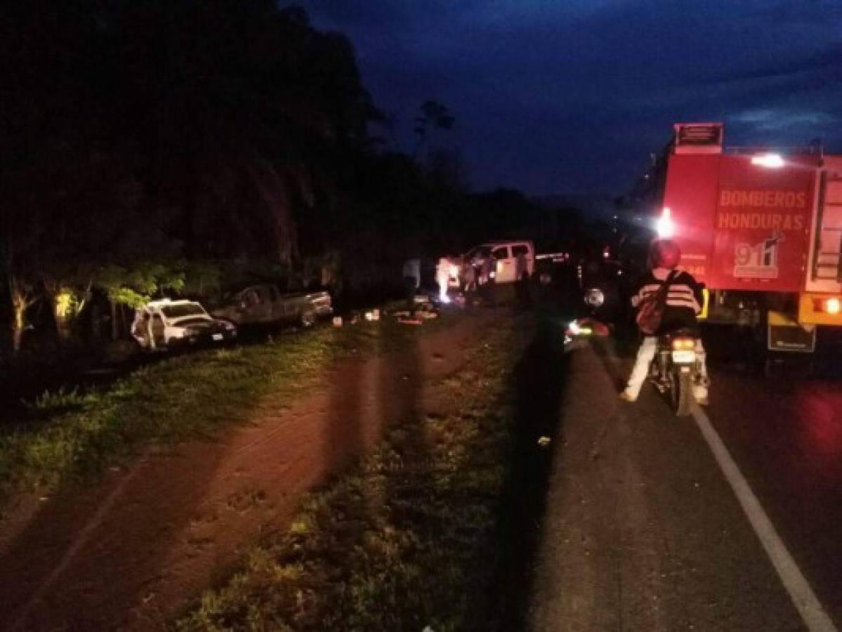 Seis muertos en fatal accidente de tránsito en carretera CA-13