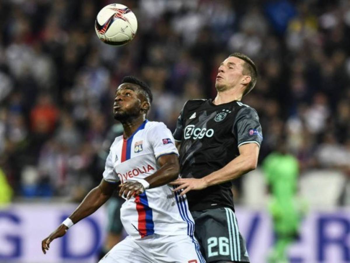 El Ajax de Ámsterdam, finalista de Europa League pese a perder 1-3 en Lyon