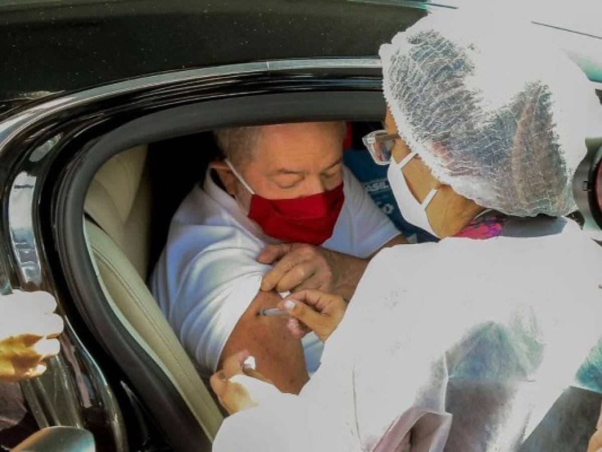 Brasil: Lula da Silva recibe primera dosis de la vacuna contra el coronavirus