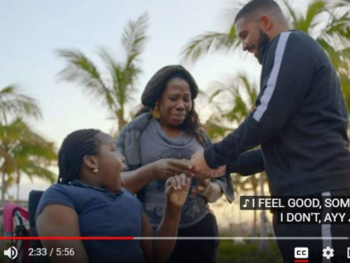 Drake regala un millón de dólares en su nuevo video God’s Plan